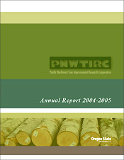 Report cover, links to PDF of Annual Report 2004-2005