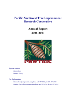 Cover of report, Links to Annual Report for 2006-2007